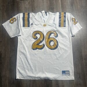 Vintage Adidas UCLA Bruins Football Jersey Mens Large White #26 NCAA Mesh Retro
